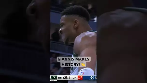 Giannis Antetokounmpo scores 64 POINTS! 🤯🔥 | #Shorts