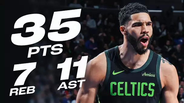 Jayson Tatum's CLUTCH 35-PT DOUBLE-DOUBLE In Philly! 🍿 | February 2, 2025