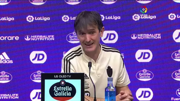 Rueda de prensa R. Valladolid CF vs RC Celta