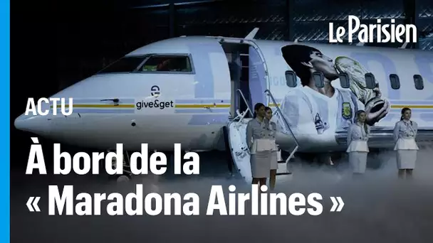 Un avion à l’effigie de Maradona, le «Tango D10S», dévoilé en Argentine
