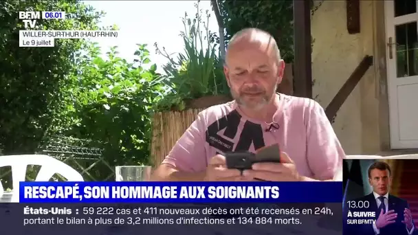 Survivant du Covid-19, il témoigne pour rendre hommage aux soignants