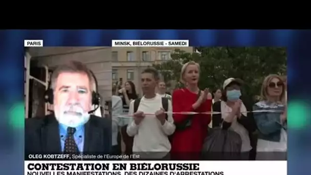 Biélorussie : des dizaines d'arrestations lors d'une nouvelle manifestation de l'opposition