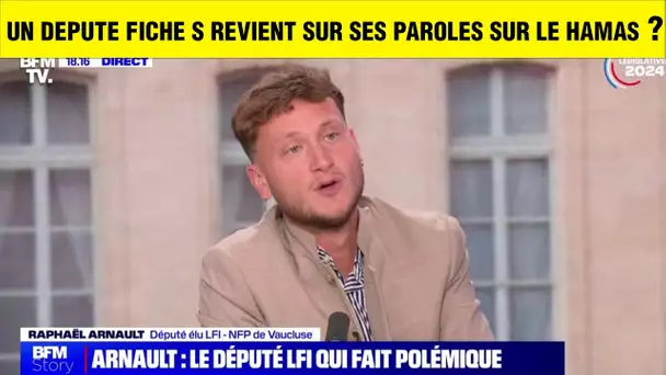 RAPHAEL ARNAUT REVIENT SUR SES PROPOS SUR LE HAMAS ?