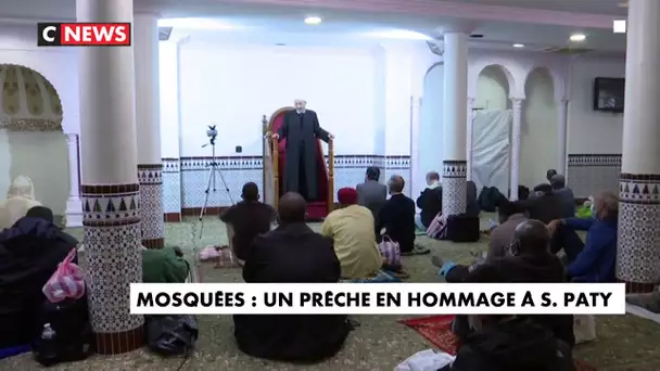 Mosquées : un prêche en hommage à Samuel Paty