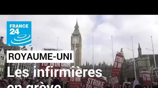 Grèves au Royaume-Uni : mobilisation inédite des infirmières pour exiger de meilleurs salaires