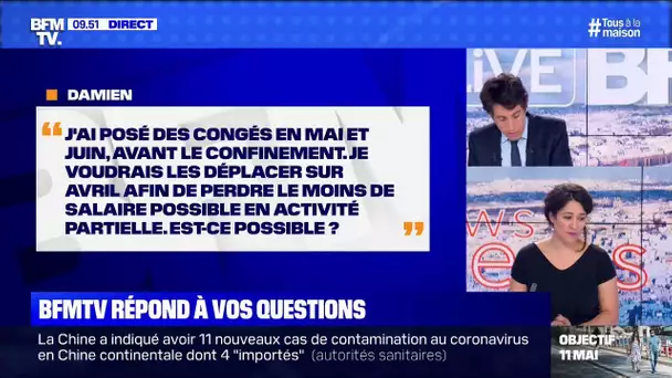 Puis-je avancer mes congés payés pendant le confinement pour ne pas perdre mon salaire ?