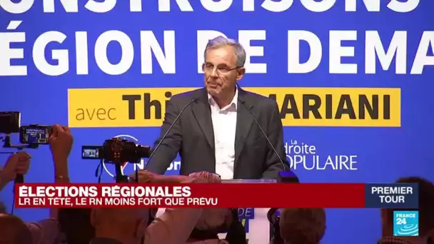 REPLAY - Elections régionales : discours de Thierry Mariani, candidat RN en région PACA