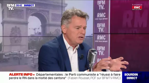 "Emmanuel Macron est hors-sol, coupé du monde" estime Fabien Roussel