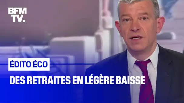 Des retraites en légère baisse