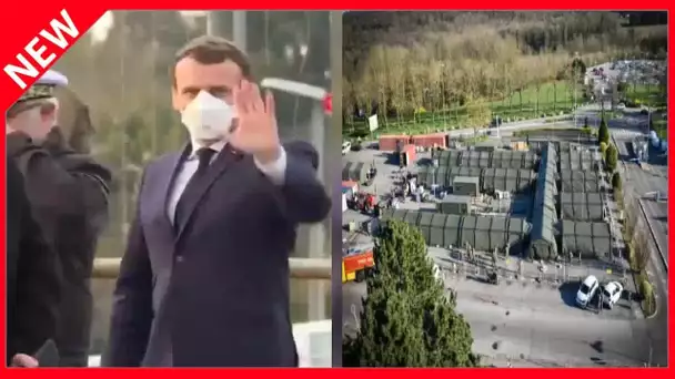 ✅  Emmanuel Macron masqué : le président montre l'exemple alors que les mesures se durcissent