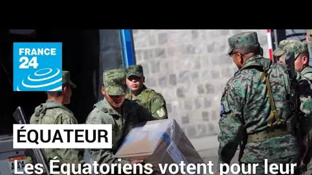 Les Équatoriens votent pour leur nouveau président, sur fond de violences et de narcotrafics