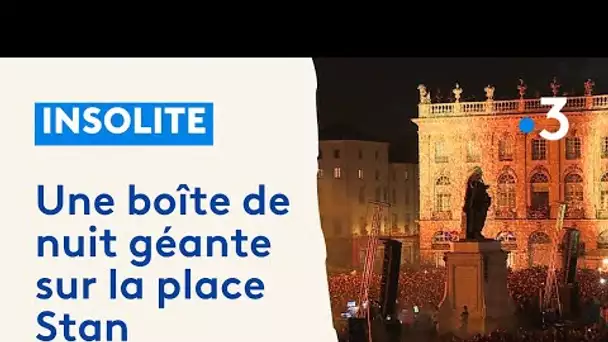 Insolite : la place Stanislas transformée en boîte de nuit géante