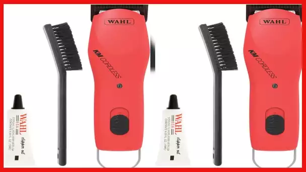 Wahl Professional Animal KM Cordless 2-Speed Detachable Blade Pet, Dog, and Horse Clipper Kit