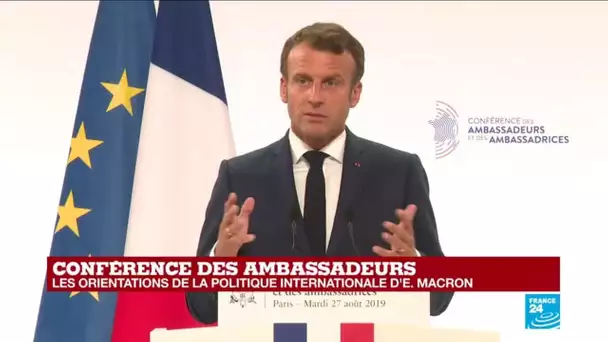 REPLAY - Conférence des ambassadeurs : "L'ordre international est bousculé de manière inédite"