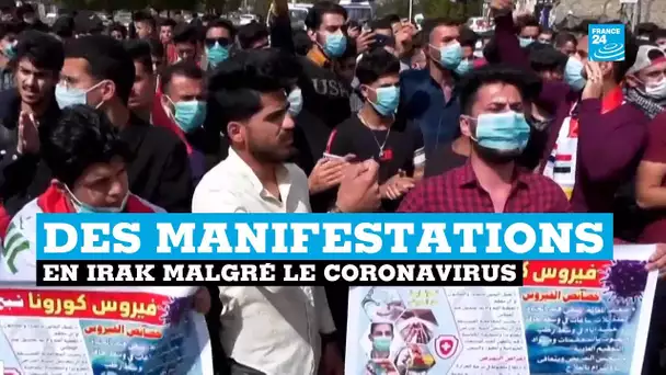 Irak : nouvelles manifestations contre le pouvoir malgré le coronavirus