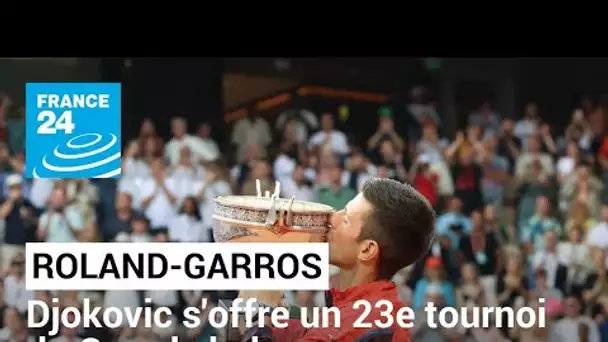 Roland-Garros : Djokovic s'offre un 23e tournoi du Grand chelem et une place dans l'histoire