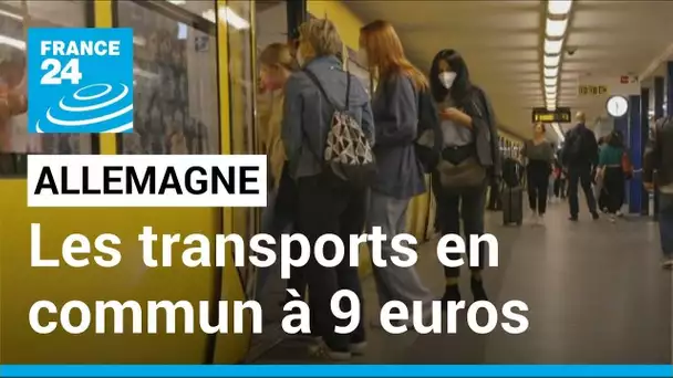 Allemagne : un ticket à 9 euros pour profiter des transports en “illimité” • FRANCE 24