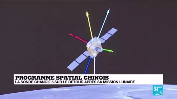 La sonde chinoise en route vers la Terre, après sa mission sur la Lune