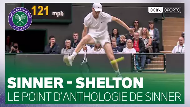 🎾 WIMBLEDON : SINNER marque un point d'ANTHOLOGIE !