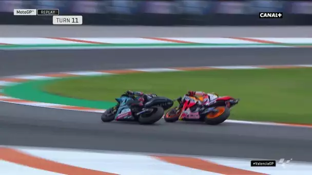 Marc Marquez passe en tête devant Fabio Quartararo