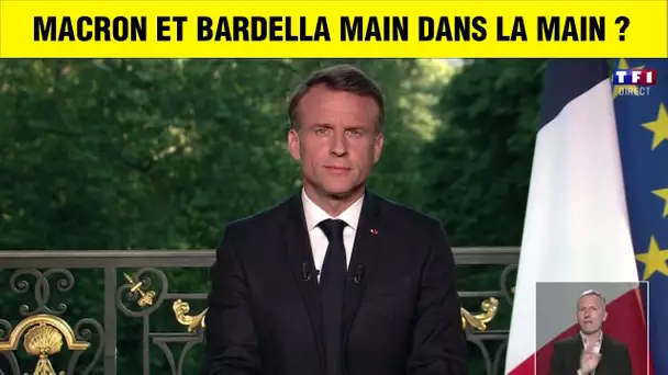 MACRON S'EXPRIME SUR LA COHABITATION POSSIBLE AVEC BARDELLA ?