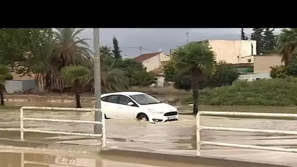 Le sud-est de l'Espagne frappé par des inondations exceptionnelles