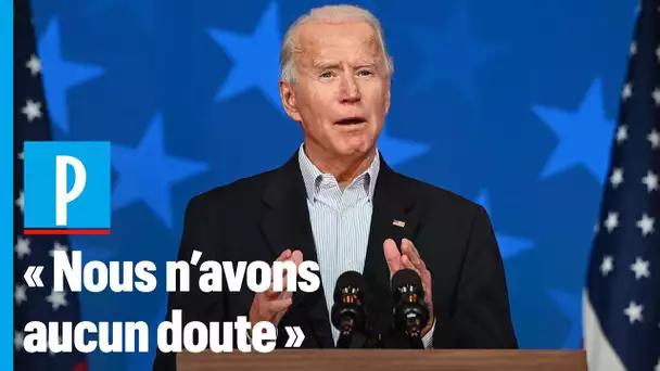 Présidentielle américaine : «Nous serons vainqueurs», déclare Joe Biden