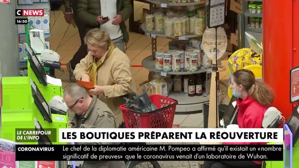 11 mai : les boutiques préparent la réouverture