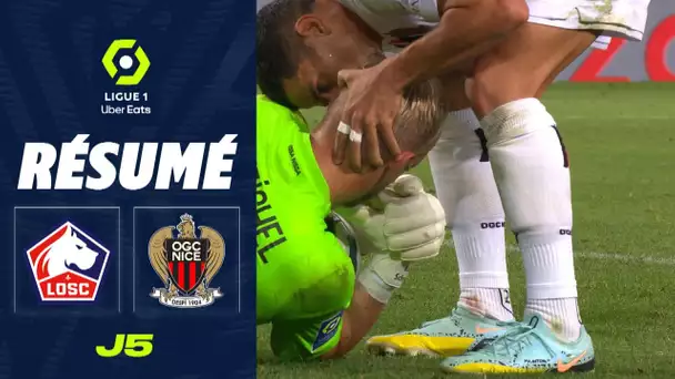 LOSC LILLE - OGC NICE (1 - 2) - Résumé - (LOSC - OGCN) / 2022/2023