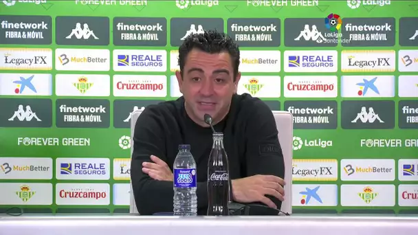 Rueda de prensa Real Betis vs FC Barcelona