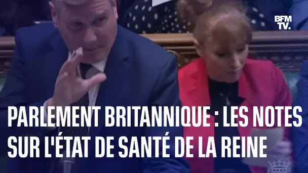 Royaume-Uni: au Parlement britannique, des notes ont circulé sur l'état de santé de la reine