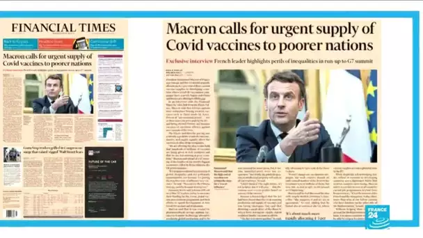 Pandémie de Covid-19 : Emmanuel Macron propose de transférer des vaccins à l'Afrique