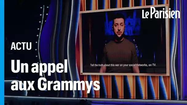 «Remplissez le silence avec votre musique» : l'appel de Volodymyr Zelensky aux Grammys