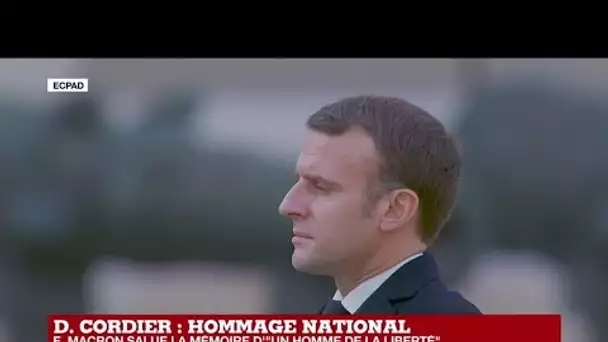 Hommage national à Daniel Cordier : "le chef de l'État particulièrement ému"