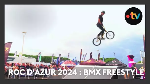 Roc d'Azur 2024 : démonstration de BMX freestyle