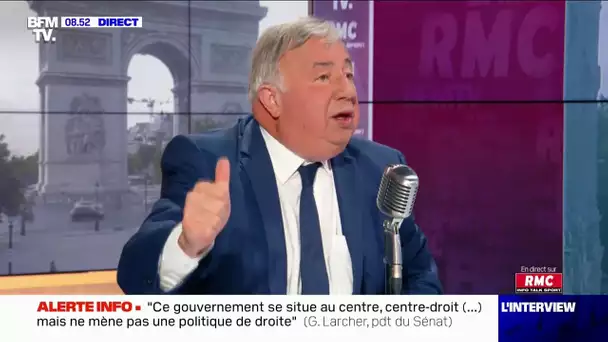 "Je ne me résous pas à un second tour qui se jouerait entre Macron et Le Pen" dit Gérard Larcher
