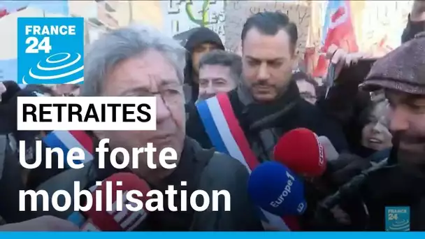 Réforme des retraites : une forte mobilisation sur tout le territoire français • FRANCE 24