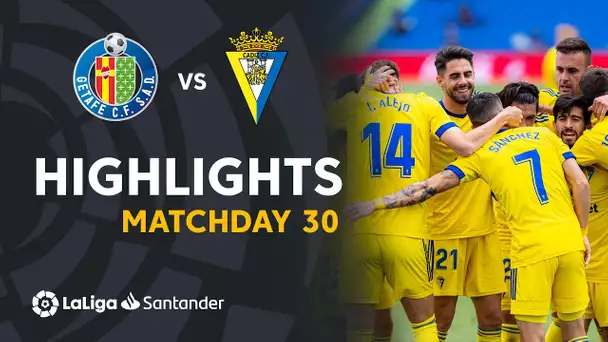 Highlights Getafe CF vs Cádiz CF (0-1)