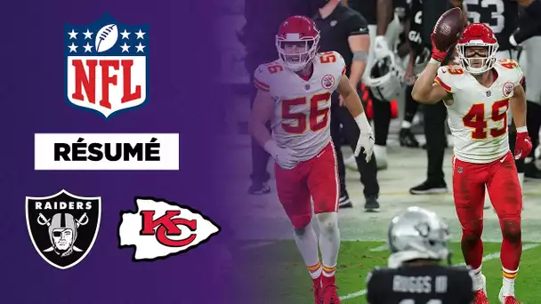 Résumé : Les Chiefs s'imposent au bout du suspense contre les Raiders