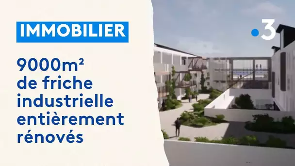 Lekua, un immeuble dédié aux entreprises, en construction à Bayonne.