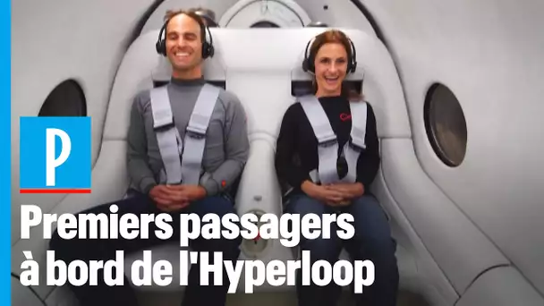 Hyperloop : premier test réussi pour ce train supersonique avec des passagers à bord