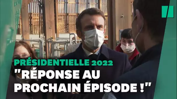 Face à la question d'un lycéen, Macron refuse (encore) d'annoncer sa candidature