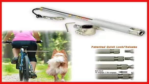 Walky Dog Plus Hands Free Dog Bicycle Exerciser Leash Newest Model with 550-lbs Pull Strength