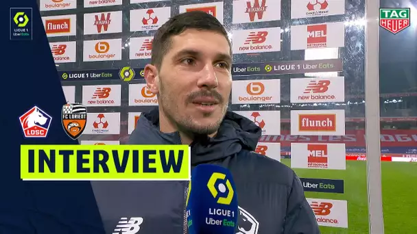 Interview de fin de match : LOSC LILLE - FC LORIENT (4-0)  / 2020/2021