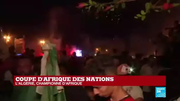 L'Algérie, championne d'Afrique : "Dispositif policier impressionnant sur les Champs-Elysées"