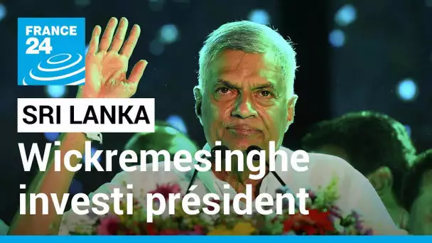 Sri Lanka : démission du président, le Premier ministre investi président par intérim