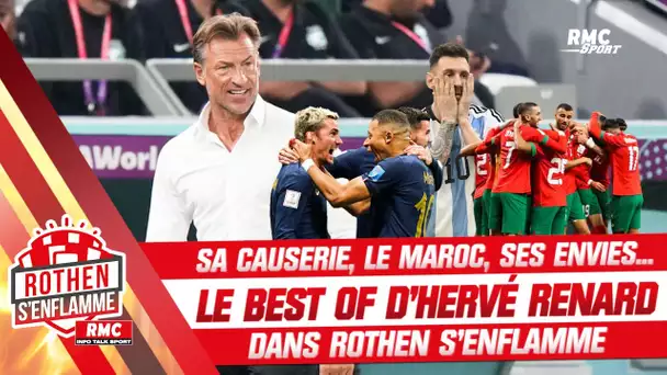 Sa causerie, le Maroc, son ambition... Le best of d'Hervé Renard dans Rothen s'enflamme