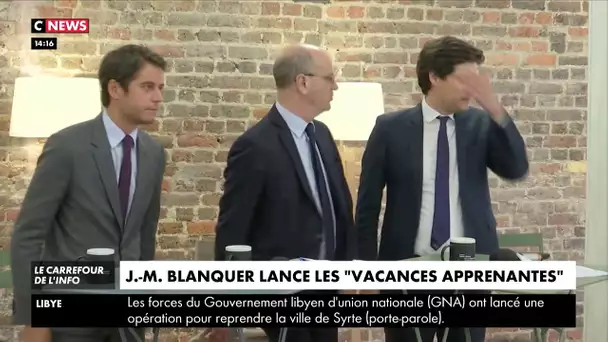 J-M Blanquer lance les « Vacances apprenantes »