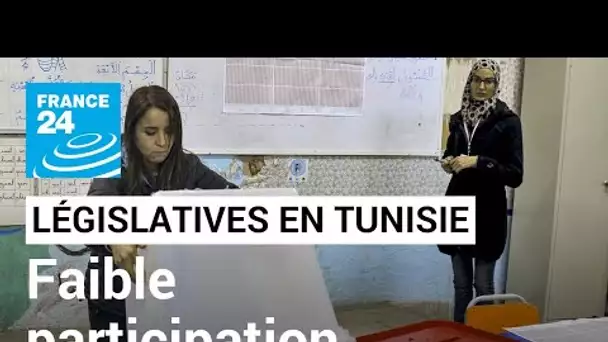 Tunisie : participation très faible aux législatives boycottées par l'opposition • FRANCE 24