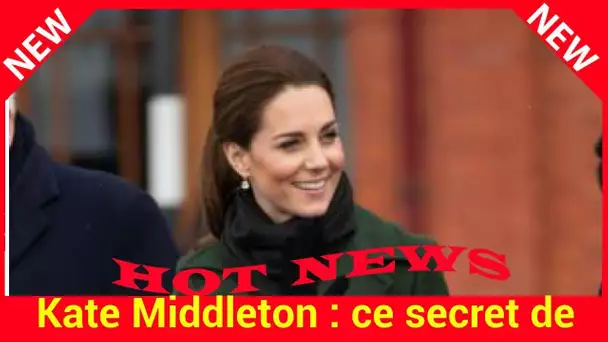 Kate Middleton : ce secret de la duchesse pour garder la ligne